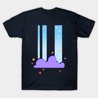 Stars flowing with waterfall T-Shirt